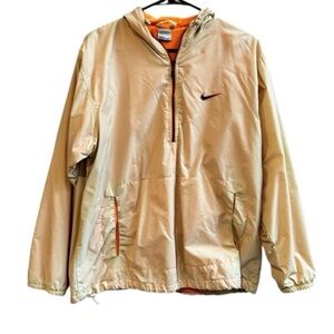 Vintage Y2K  Nike Womens’s  Beige Windbreaker Jacket